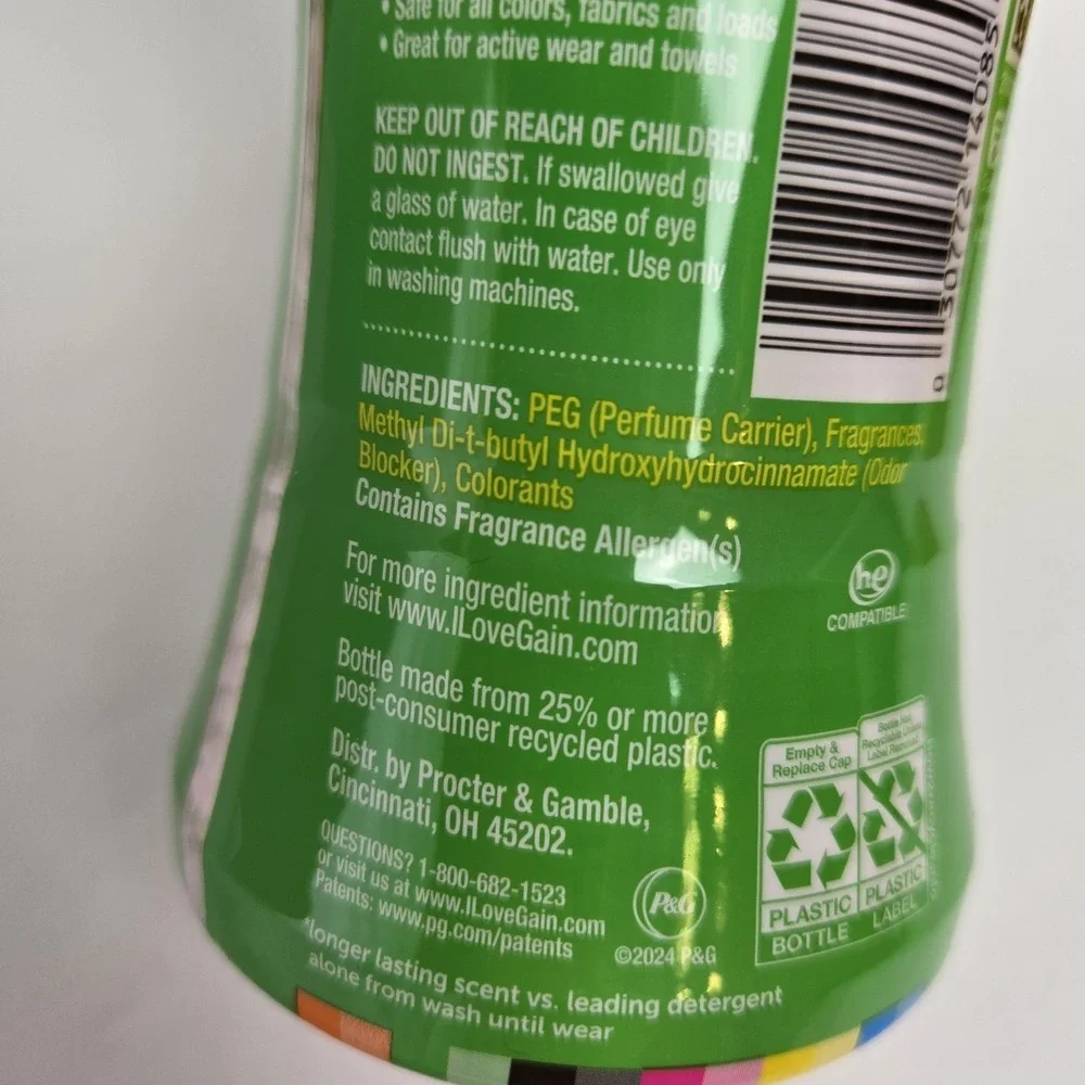 Gain Happy Hibiscus Hula Scent Booster 6x fresh + Odor protection 6.5oz 2 Packs